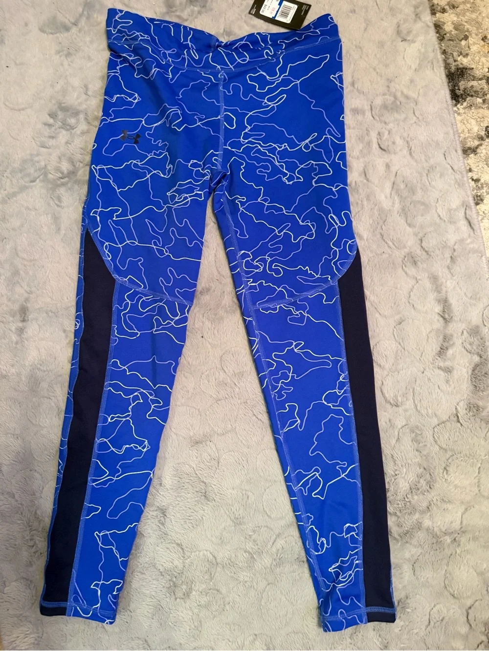 Under Armour youth XL Blue Leggings! New with tags!